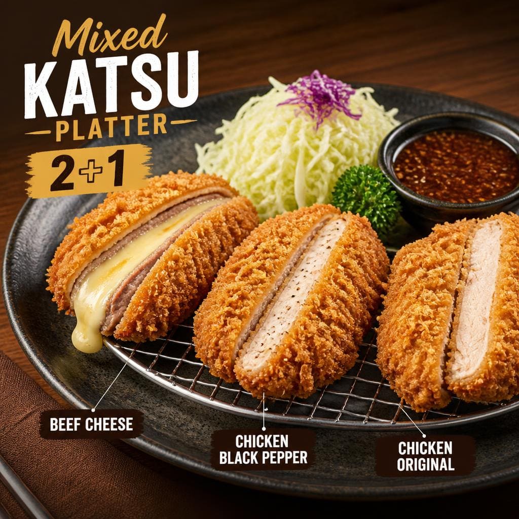 Mixed Katsu Platter